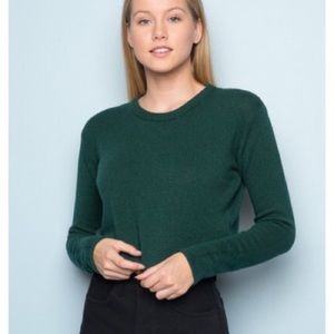 Brandy Melville Green Francesca Sweater
